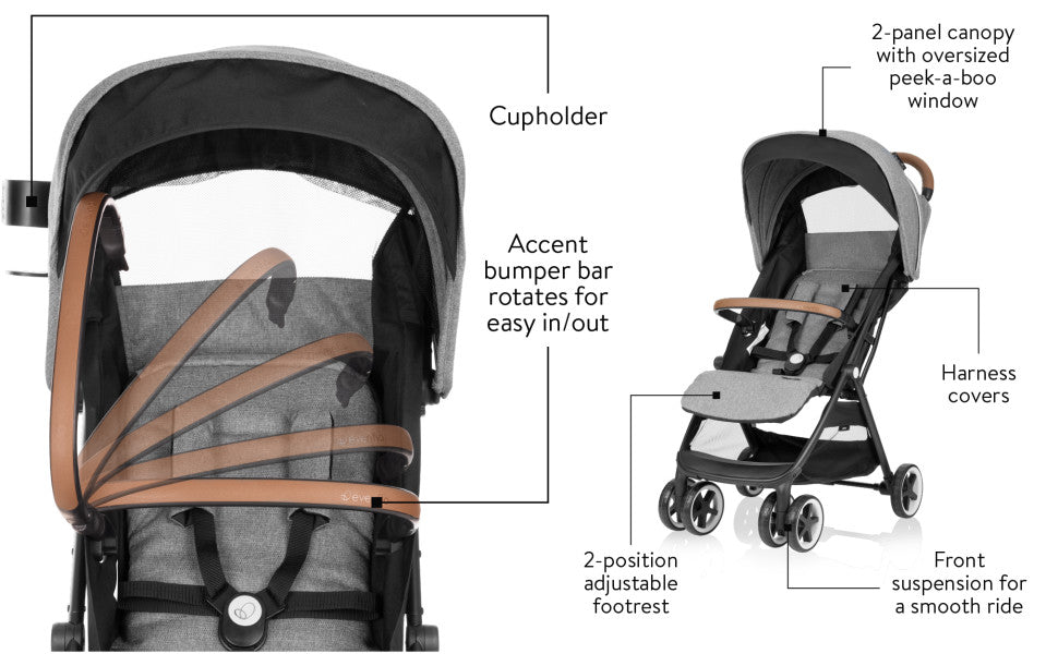 evenflo gold otto Evenflo Gold Otto Self Folding Stroller – Yallatoys