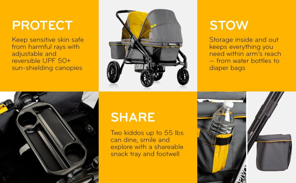 Evenflo Pivot Xplore All-Terrain Stroller Wagon Evenflo Yallatoys