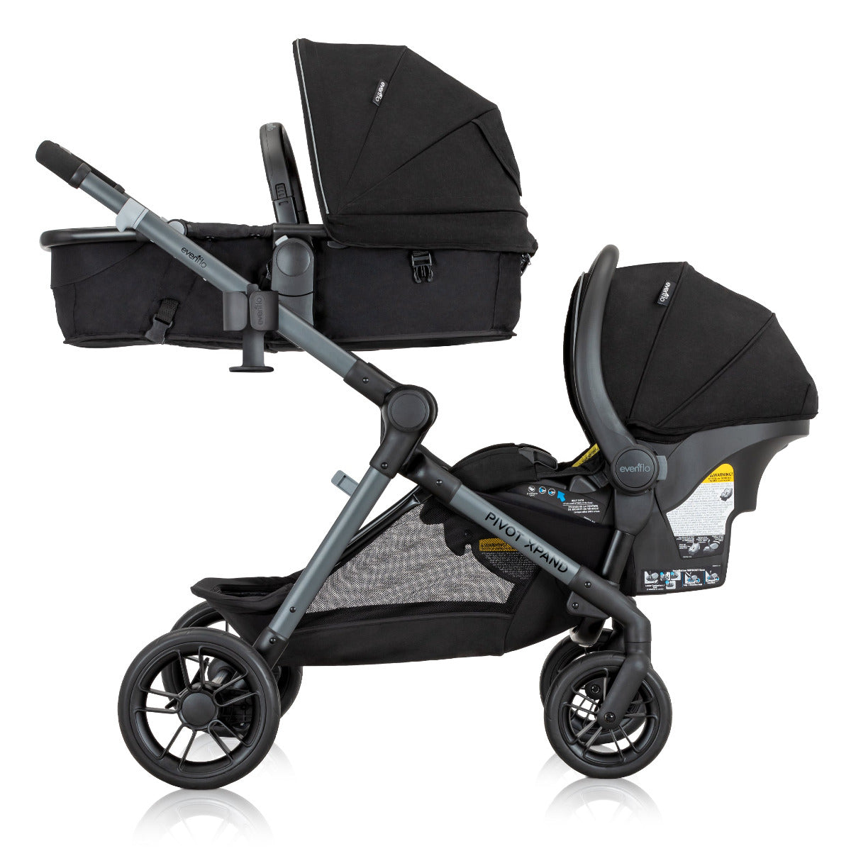 Evenflo Pivot Xpand Modular Travel System Evenflo Yallatoys