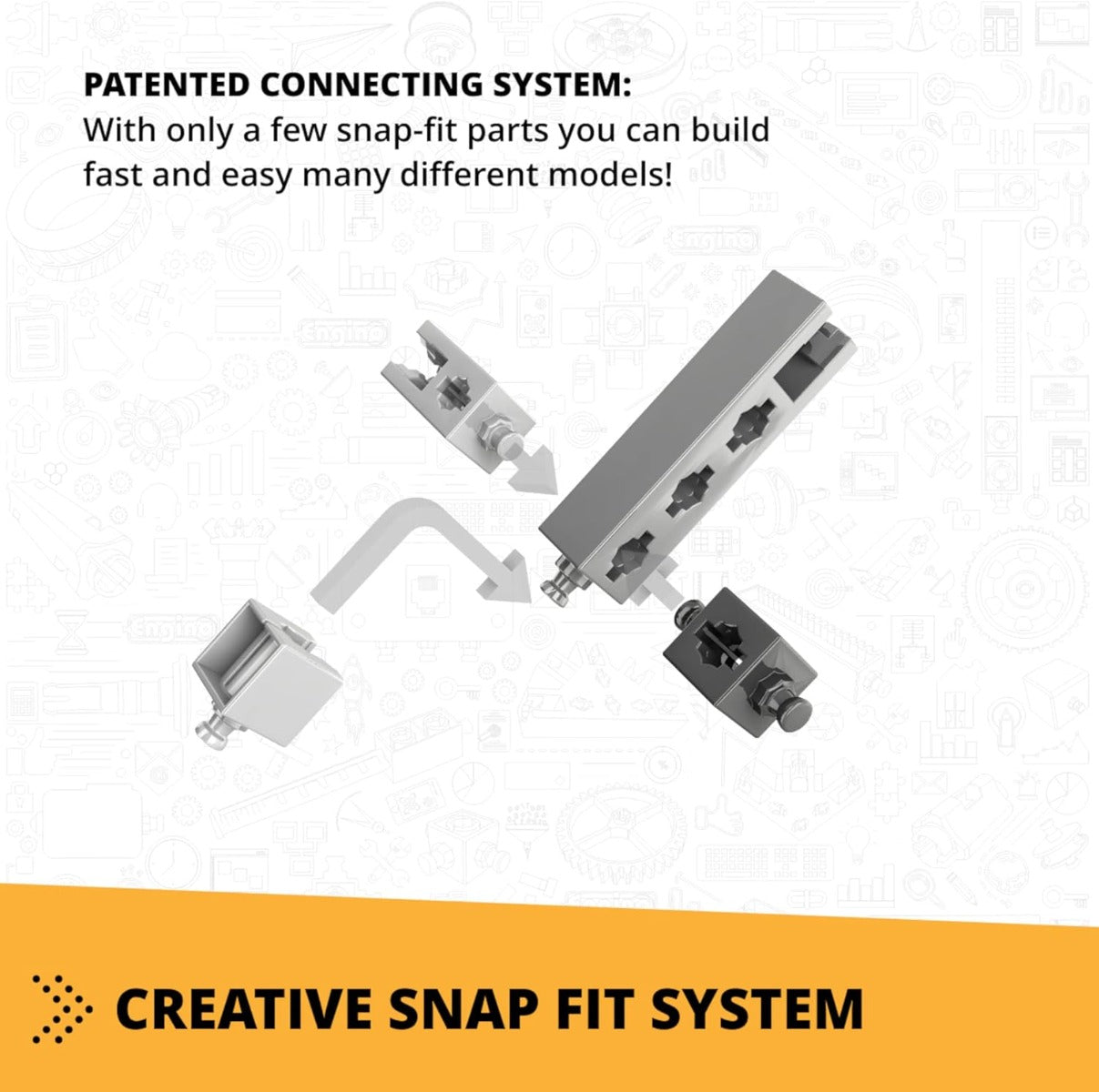 Buy Engino Creative Builder Backhoe Loader Machinery Set | Yallatoys.com