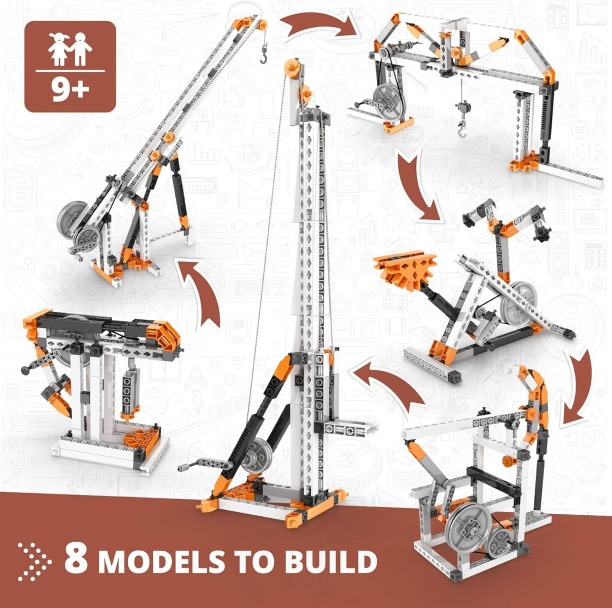 Buy Engino Discovering Stem Mechanics - Pulley Drives  | Yallatoys.com