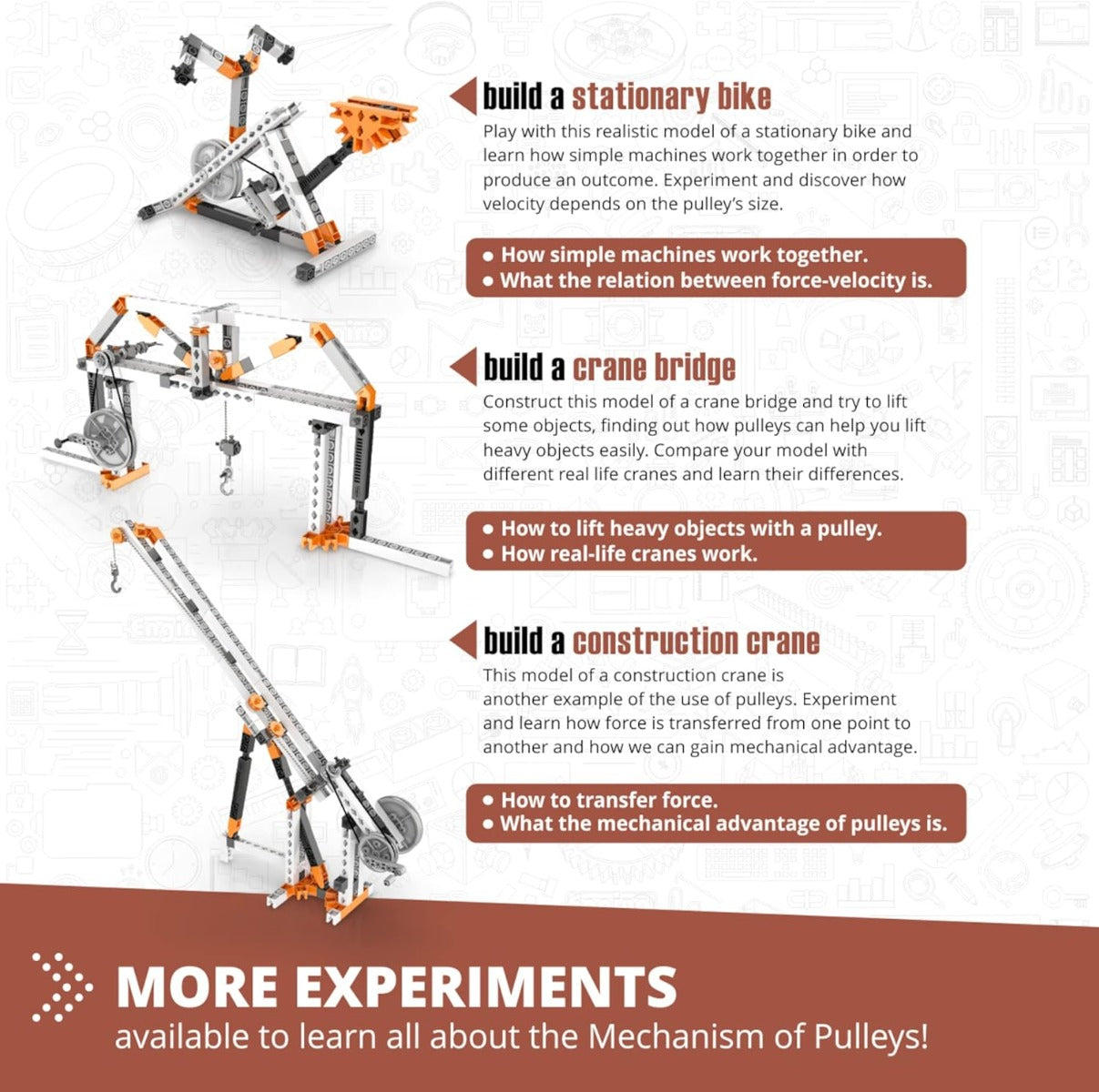 Buy Engino Discovering Stem Mechanics - Pulley Drives  | Yallatoys.com