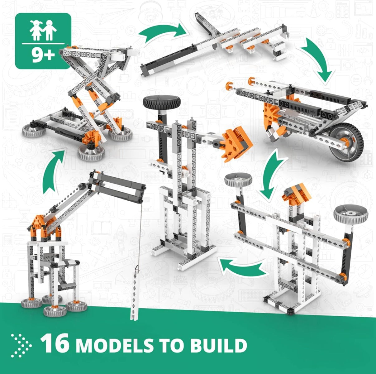Buy Engino Discovering Stem Mechanics Levers Linkages And Structures | Yallatoys.com