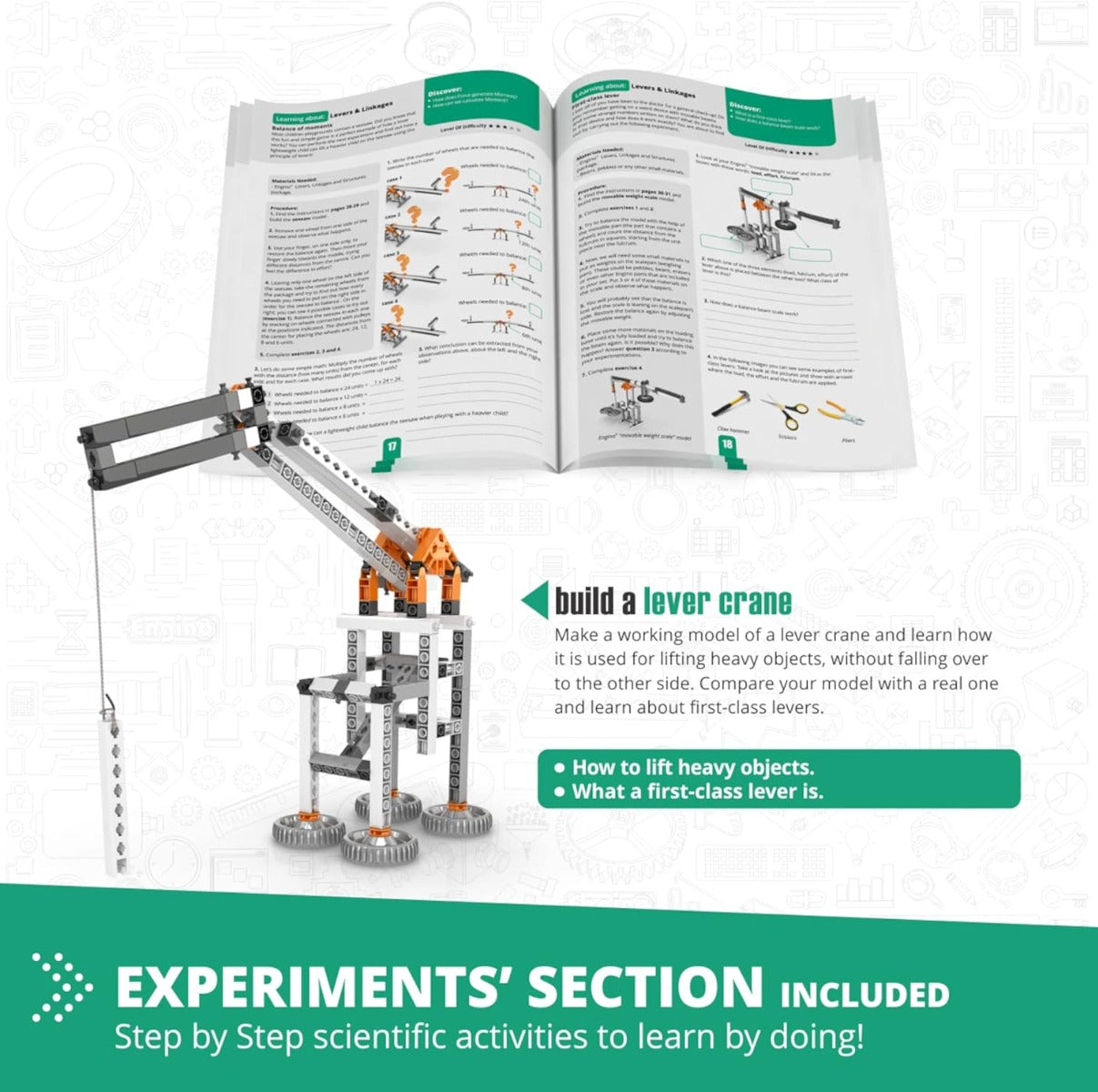 Buy Engino Discovering Stem Mechanics Levers Linkages And Structures | Yallatoys.com