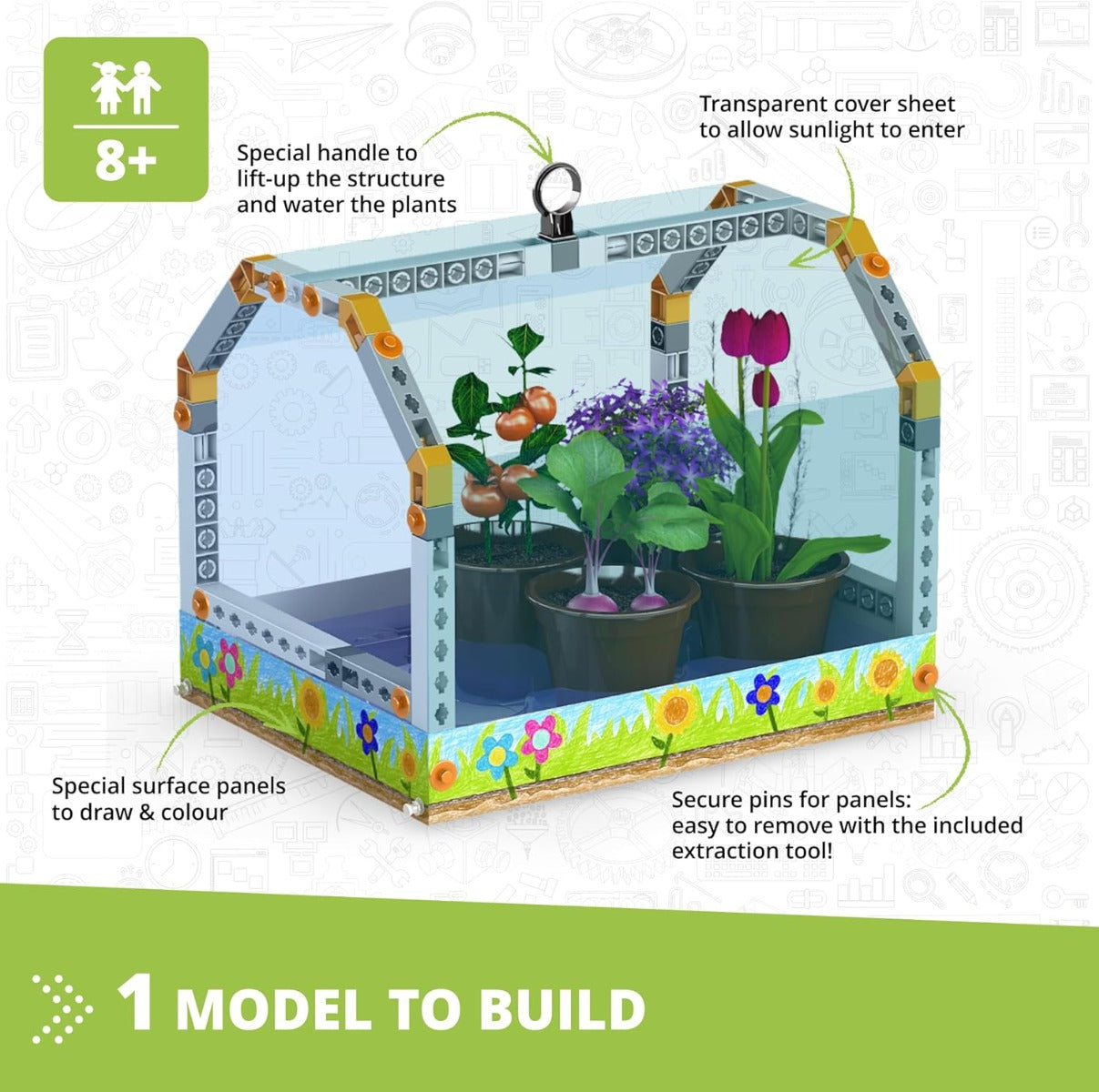 Buy Engino Steam Lab Greenhouses | Yallatoys.com
