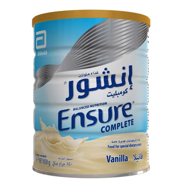Ensure Powdered Milk Complete Vanilla 850gm Ensure Yallatoys