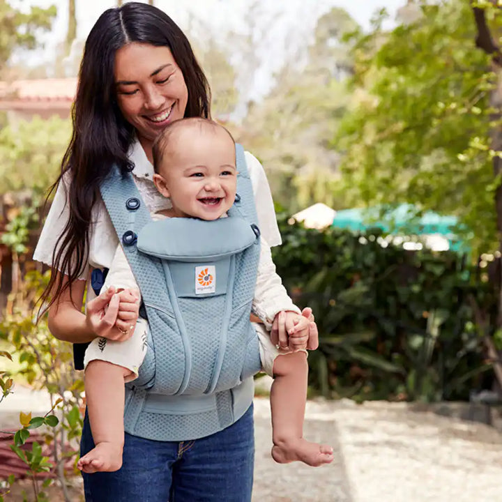 Ergobaby Omni Breeze Baby Carrier Slate Blue Ergobaby Yallatoys