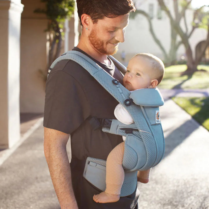 Ergobaby Omni Breeze Baby Carrier Slate Blue Ergobaby Yallatoys