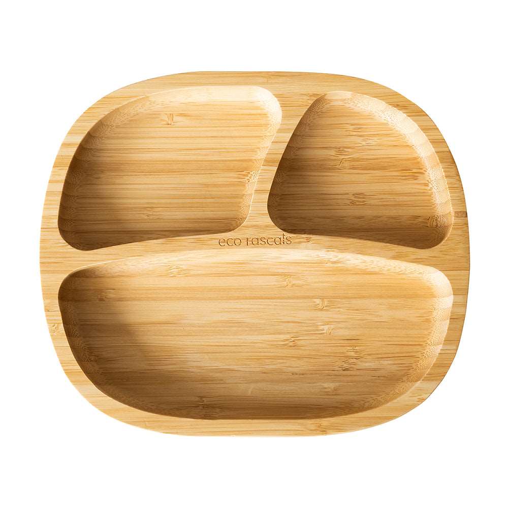 Eco Rascals Bamboo Classic Toddler Suction Plate Pink Eco Rascals Yallatoys
