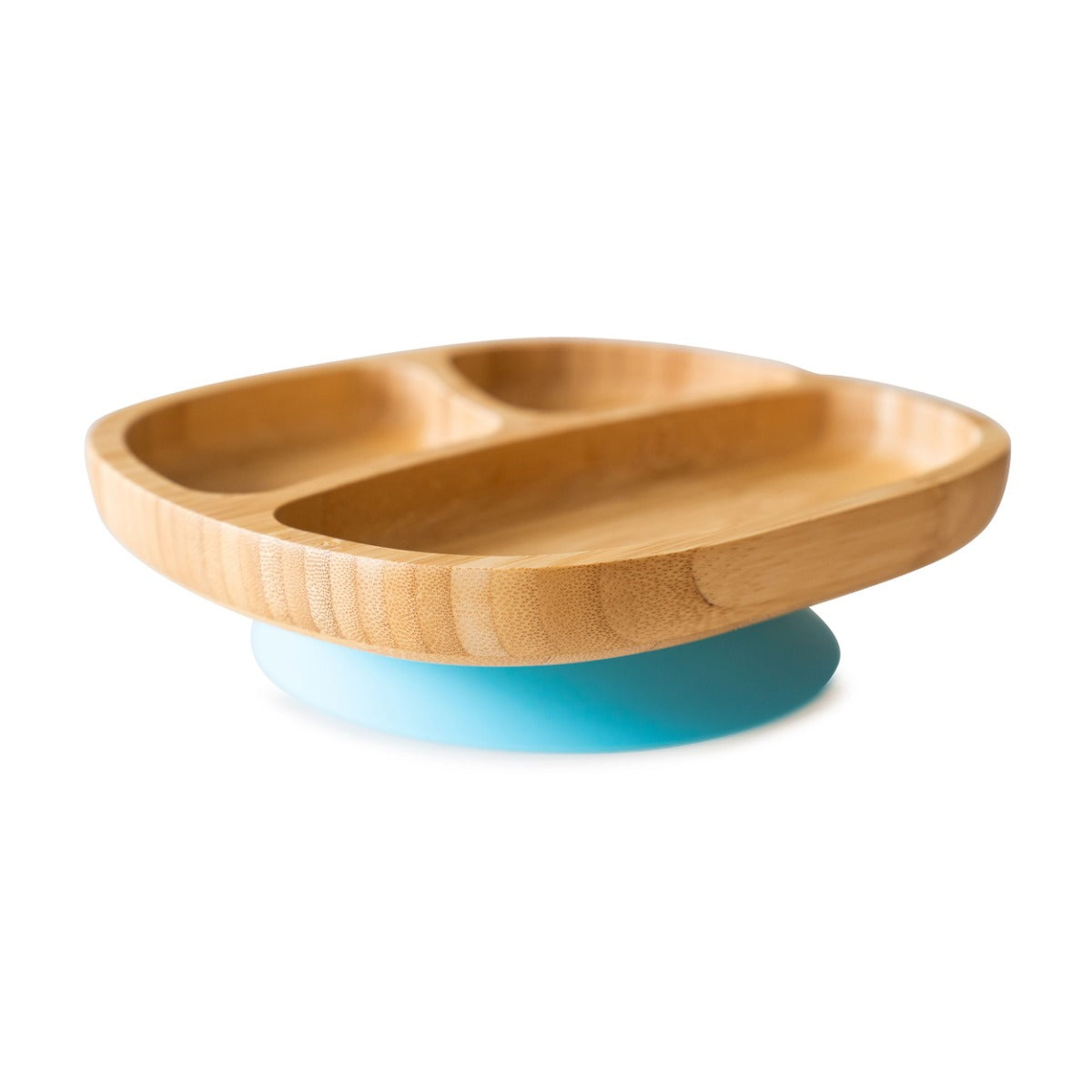 Eco Rascals Bamboo Classic Toddler Suction Plate Blue Eco Rascals Yallatoys