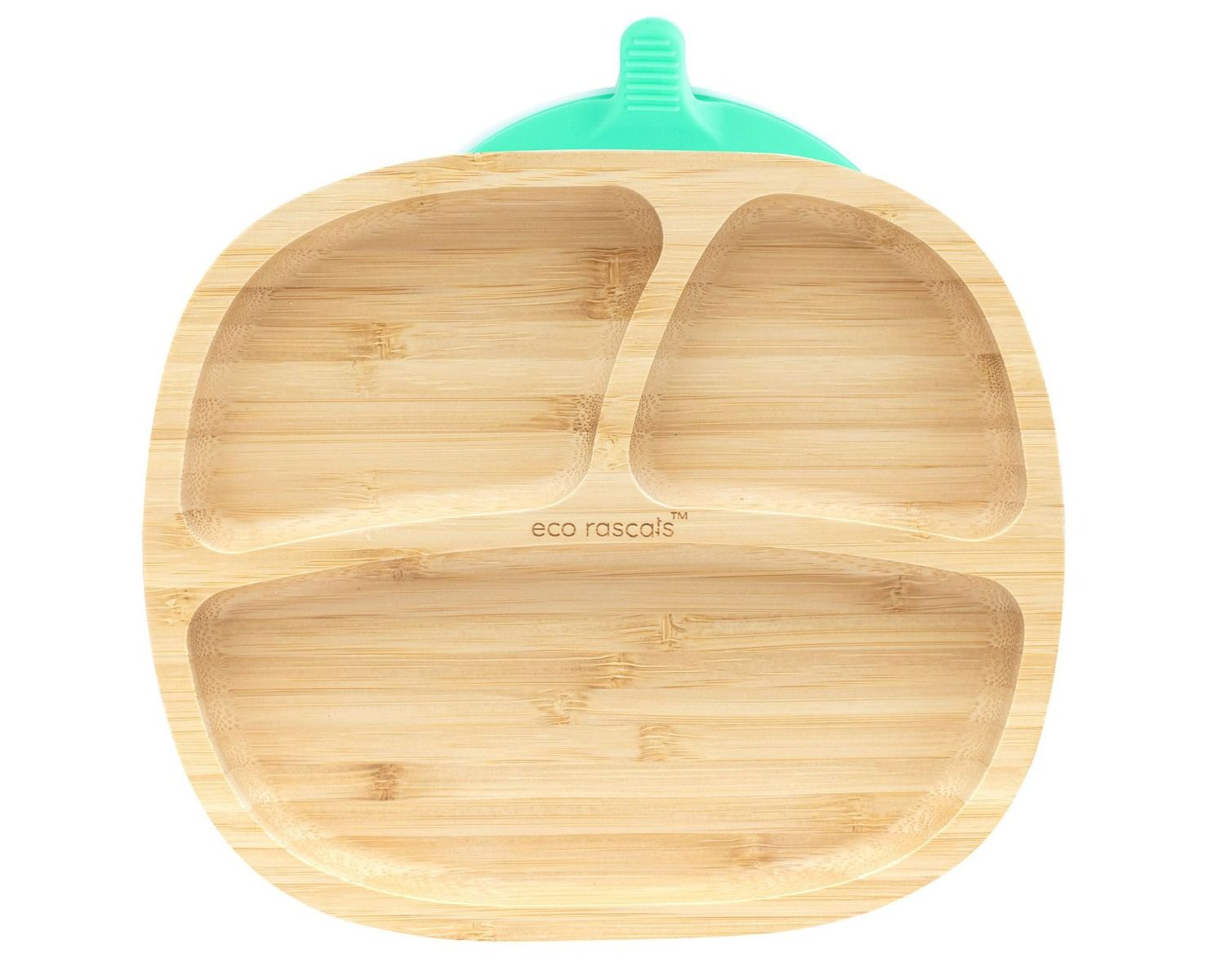 Eco Rascals Bamboo Classic Toddler Suction Plate Green Eco Rascals Yallatoys