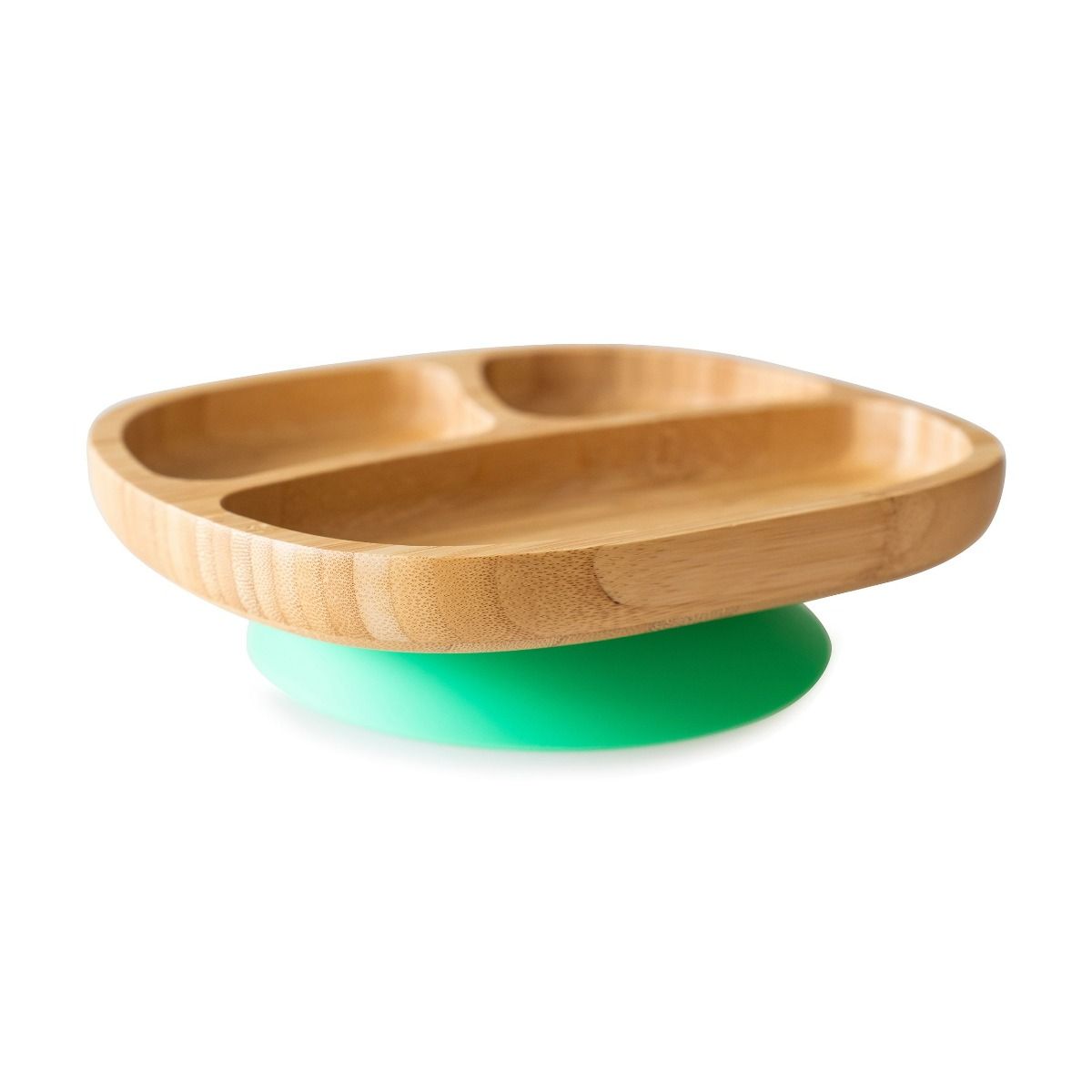 Eco Rascals Bamboo Classic Toddler Suction Plate Green Eco Rascals Yallatoys