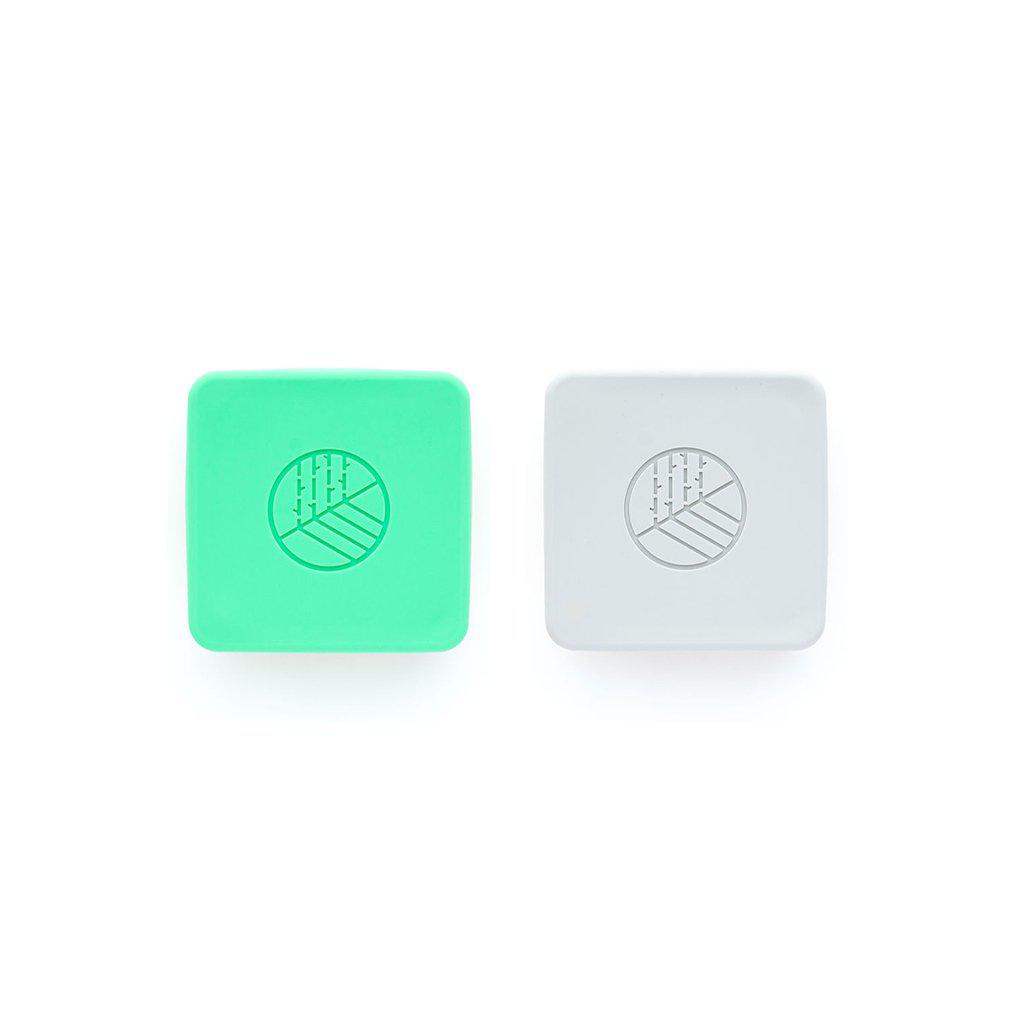 Eco Rascals Snack Pots Green and Grey 2pcs Pack Eco Rascals Yallatoys