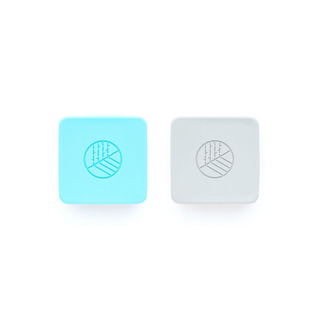 Eco Rascals Snack Pots Blue and Grey 2pcs Pack Eco Rascals Yallatoys