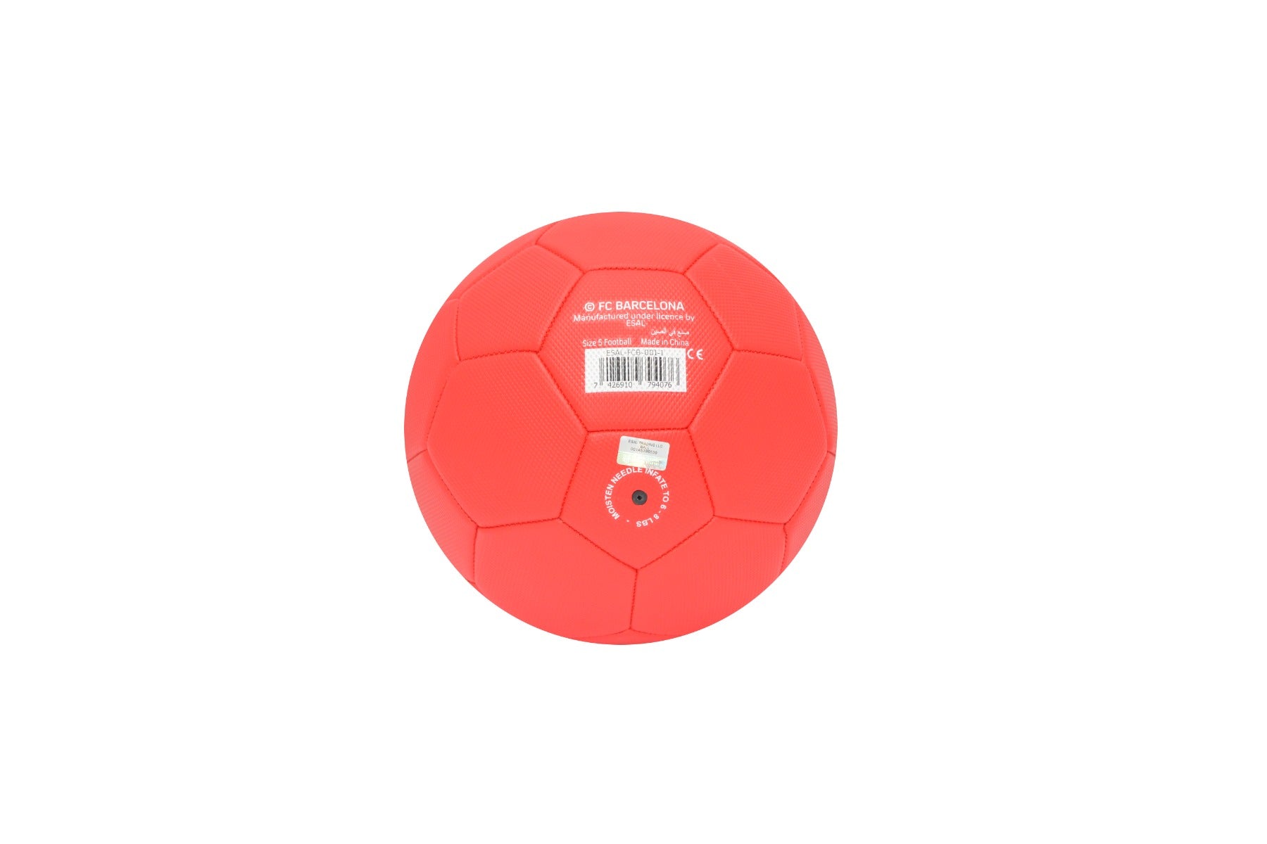 Buy FC Barcelona Football Size 5 Design 1 Red | Yallatoys.com
