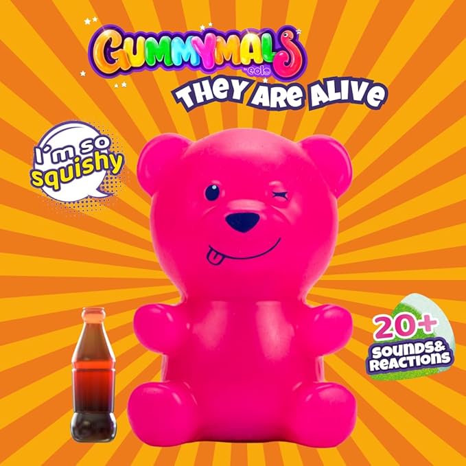 Buy Eolo Gummymals Bear Shape  Pink | Yallatoys.com