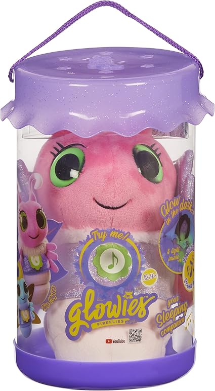 Buy Eolo Toys Glowies Fireflies Bedtime Companion Plush Pink | Yallatoys.com