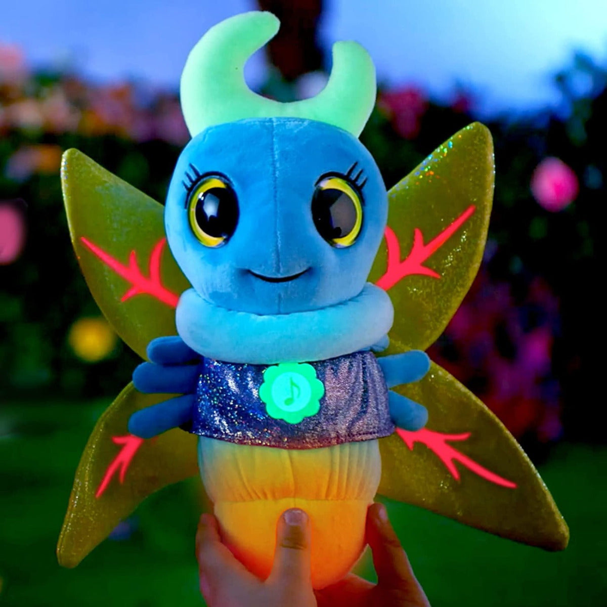 Buy Eolo Toys Glowies Fireflies Bedtime Companion Plush Blue | Yallatoys.com