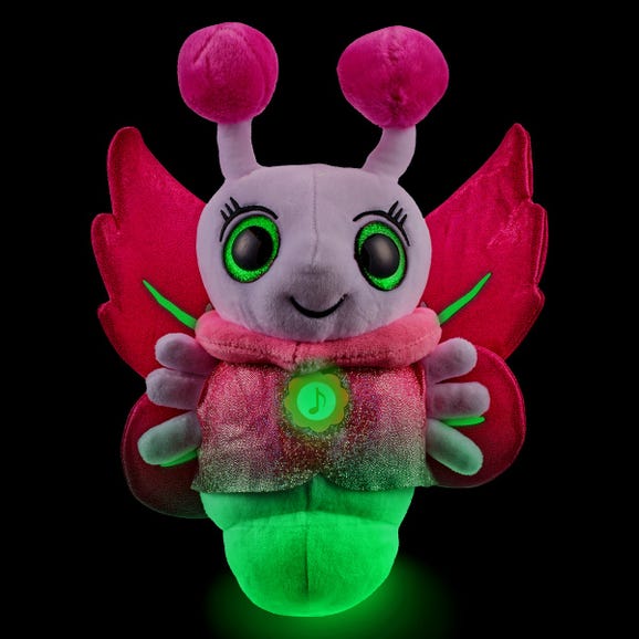 Buy Eolo Toys Glowies Fireflies Bedtime Companion Plush White | Yallatoys.com