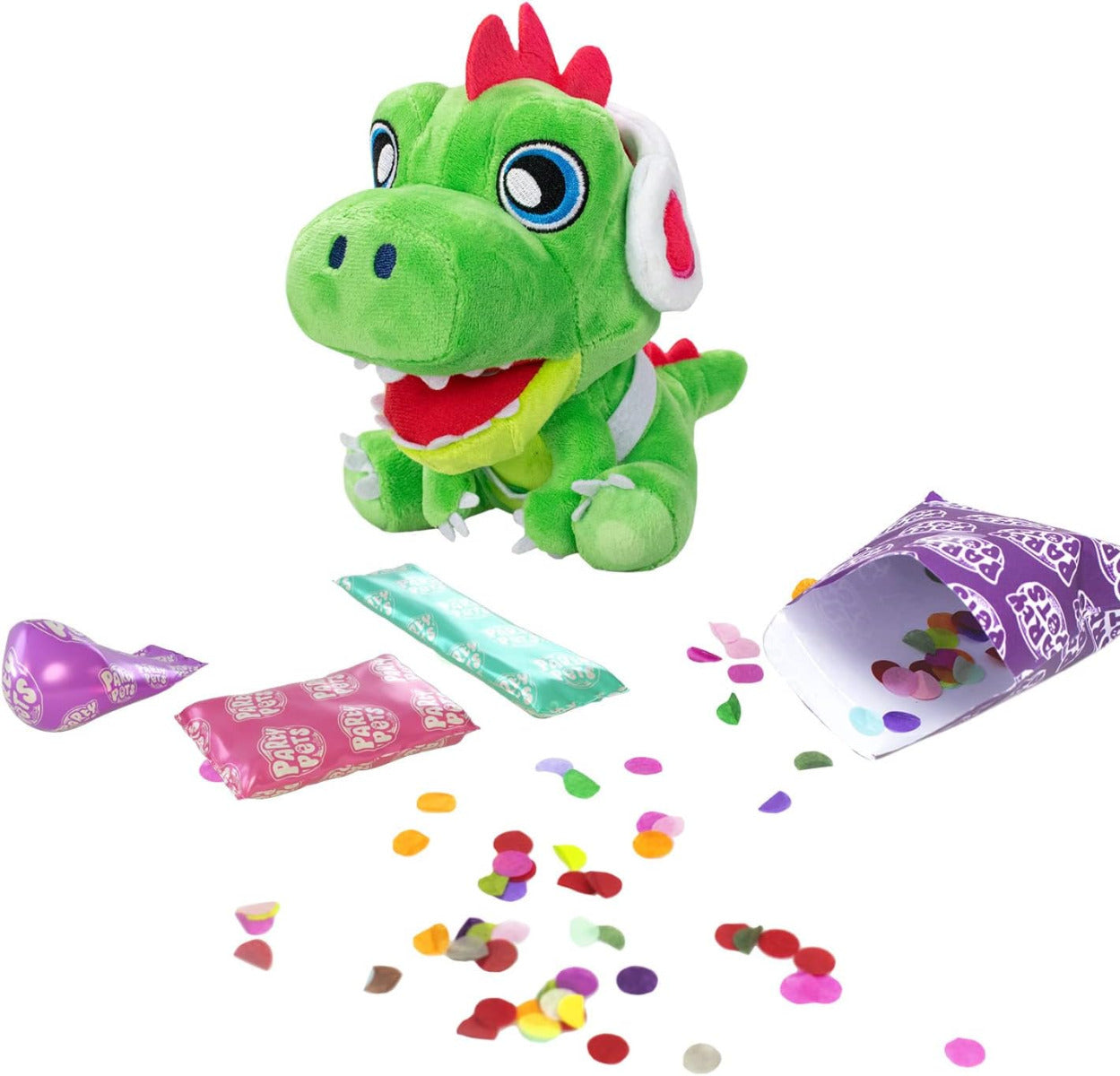 Buy Eolo Toys Party Pets Disco Ball DJ Rex Rocco Giocattoli Plush Toy | Yallatoys.com
