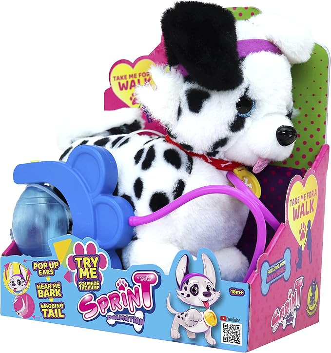 Buy Eolo Toys Sprint Dalmatian Puppy Plush Toy | Yallatoys.com