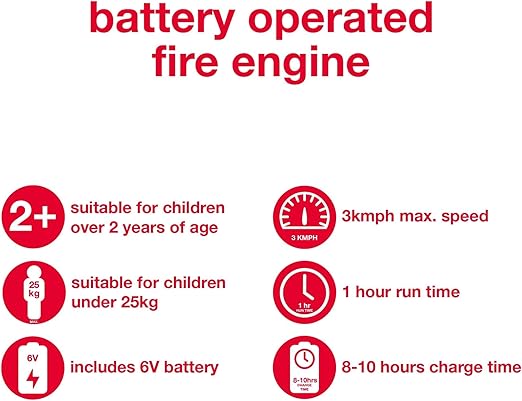 Buy Evo Battery Operated Fire Engine | Yallatoys.com