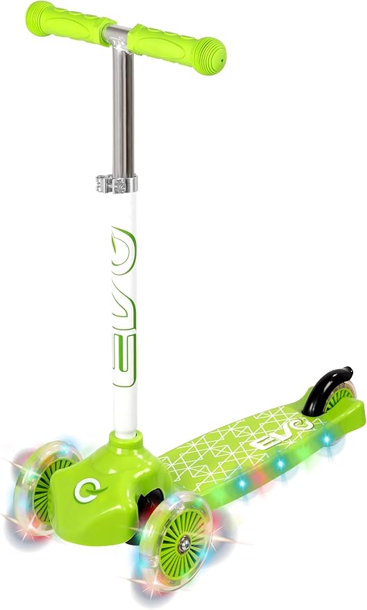 Buy Evo Light Up Move N Groove Scooter Lime | Yallatoys.com