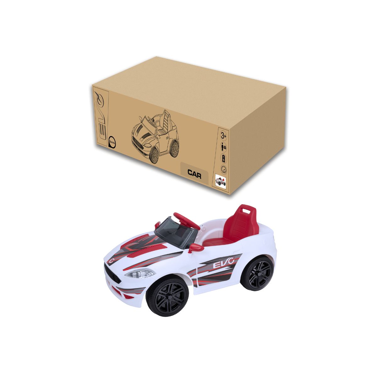 Buy Evo Battery Operated Electric Ride On Racer Car | Yallatoys.com