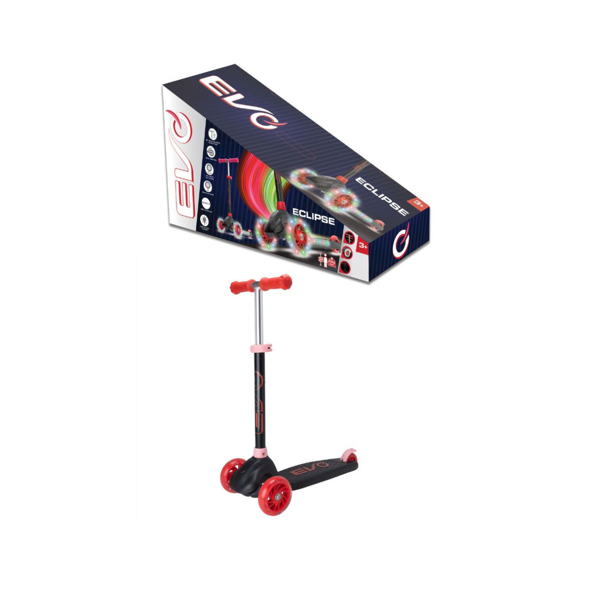 Buy Evo Eclipse Scooter Red | Yallatoys.com