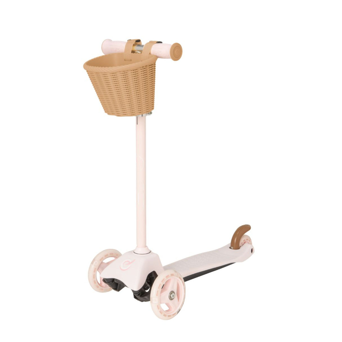 Buy Evo Mini Cruiser with Basket Pastel Pink  | Yallatoys.com