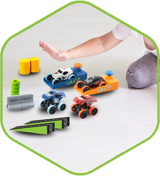 Buy Exost Smash N Go Stunt Pack (Sold Separately Subject To Availability) | Yallatoys.com