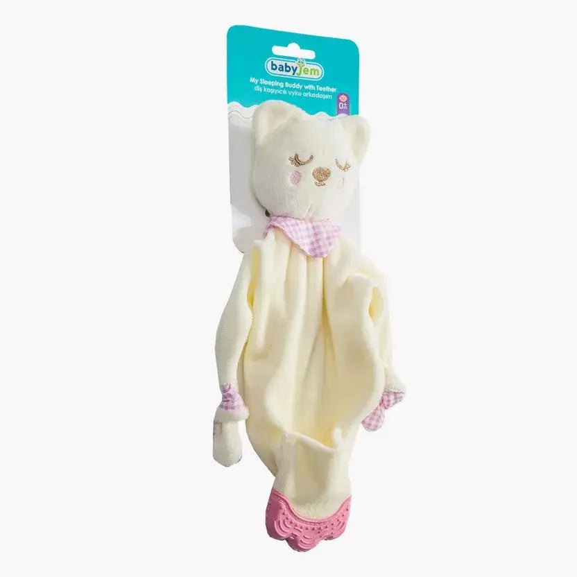 Babyjem My Sleeping Buddy With Teether Pink 0 Months+ - 2 Babyjem Yallatoys