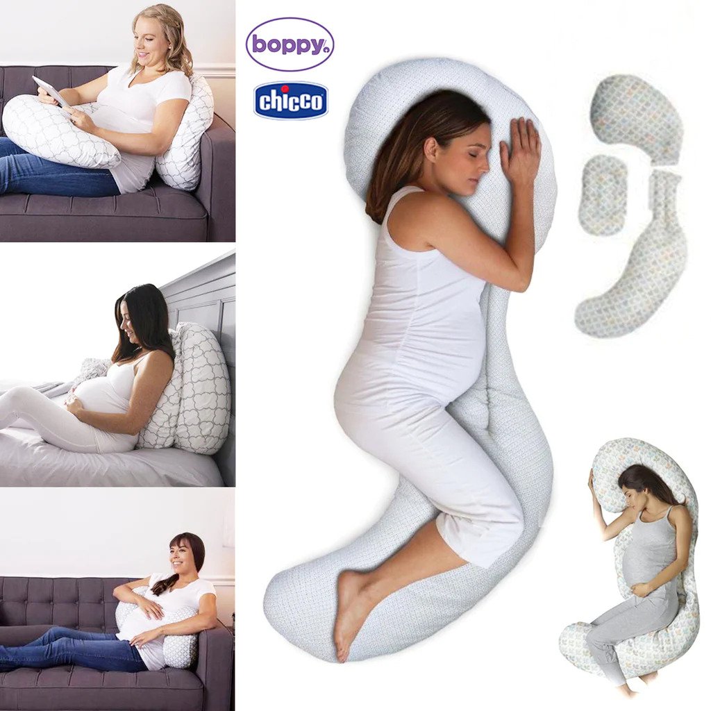 Chicco Boppy Full Body Pregnancy Pillow 3-Pieces - Mod Geo White Chicco Yallatoys