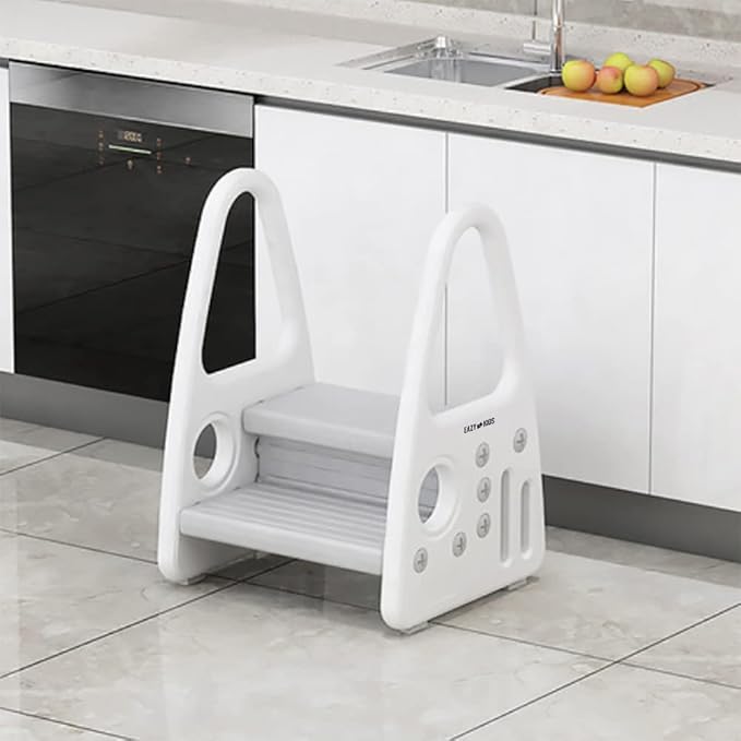 Eazy Kids 2 Step Stool Grey Eazy Kids Yallatoys