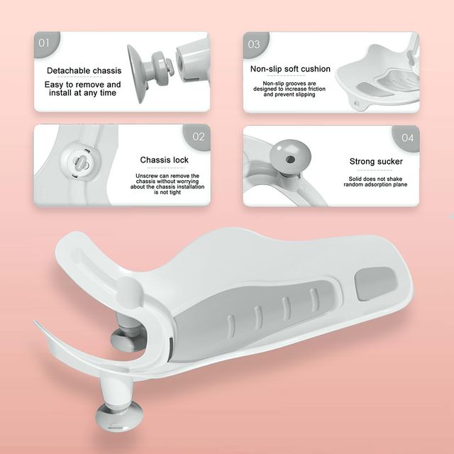 Eazy Kids 2 In 1 Bath Support Tub & Butt Cleaning Station Grey Eazy Kids Yallatoys