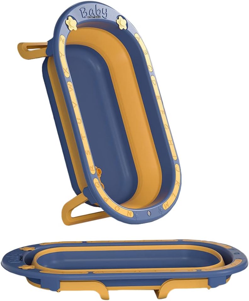 Eazy Kids Folding Bath Tub Blue Eazy Kids Yallatoys