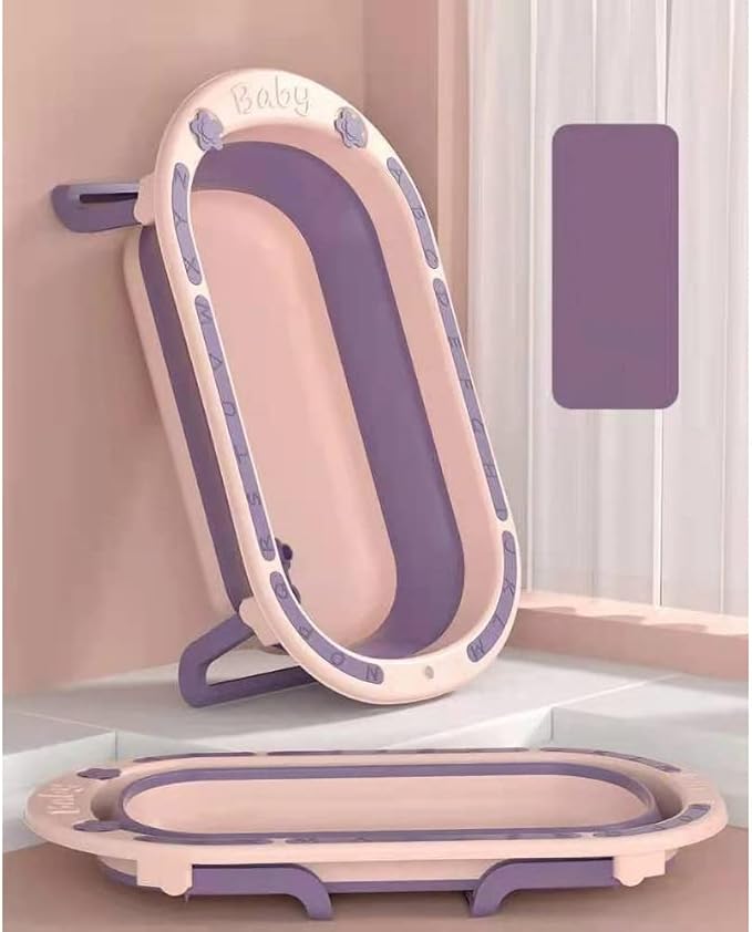 Eazy Kids Folding Bath Tub Purple Eazy Kids Yallatoys