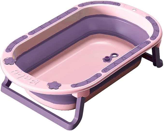 Eazy Kids Folding Bath Tub Purple Eazy Kids Yallatoys