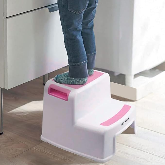 Eazy Kids Step Stool Pink Eazy Kids Yallatoys