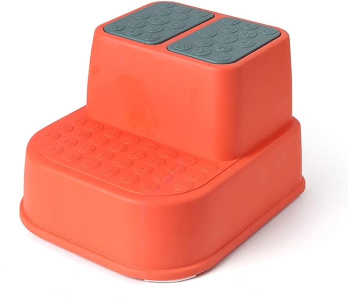 Eazy Kids Step Stool Orange Eazy Kids Yallatoys