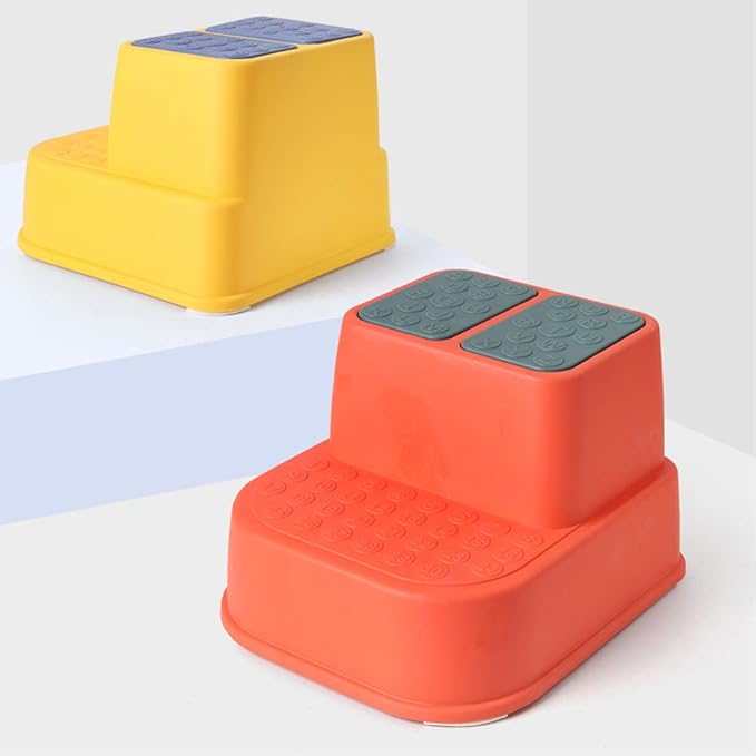 Eazy Kids Step Stool Orange Eazy Kids Yallatoys