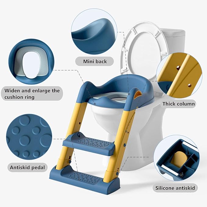 Eazy Kids Step Stool Foldable Potty Trainer Seat Eazy Kids Yallatoys