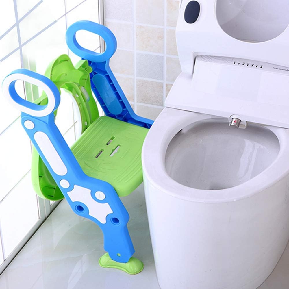 Eazy Kids Step Stool Foldable Potty Trainer Seat Green Eazy Kids Yallatoys