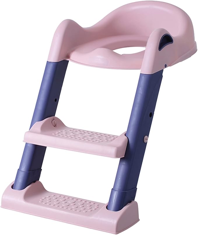 Eazy Kids Step Stool Foldable Potty Trainer Seat Pink Eazy Kids Yallatoys