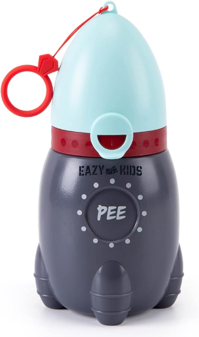 Eazy Kids On the Go Travel Rocket Urinal With Portable String 370ml Eazy Kids Yallatoys