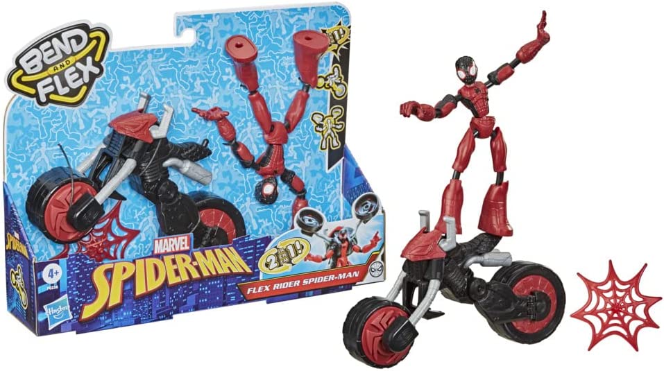 Buy Spider Man Marvel Bend and Flex Rider Action Figure | Yallatoys.com