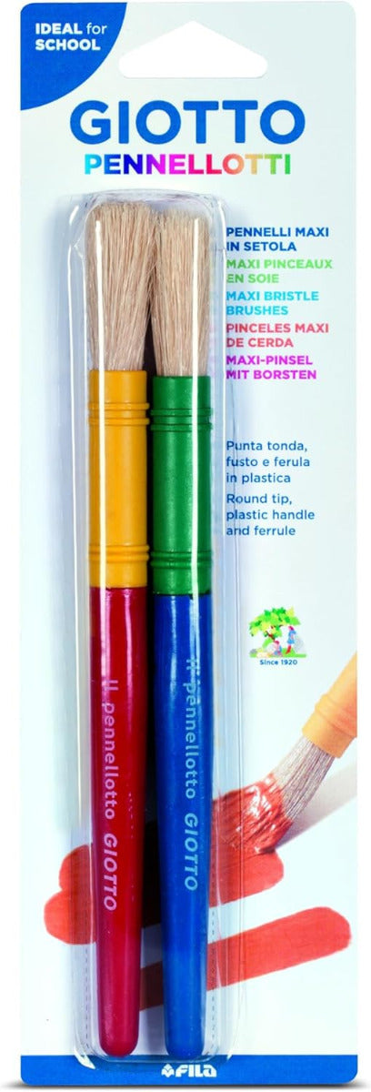 Buy Giotto Brushes Maxi Set Of 2pcs (Sold Separately Subject To Availability) | Yallatoys.com