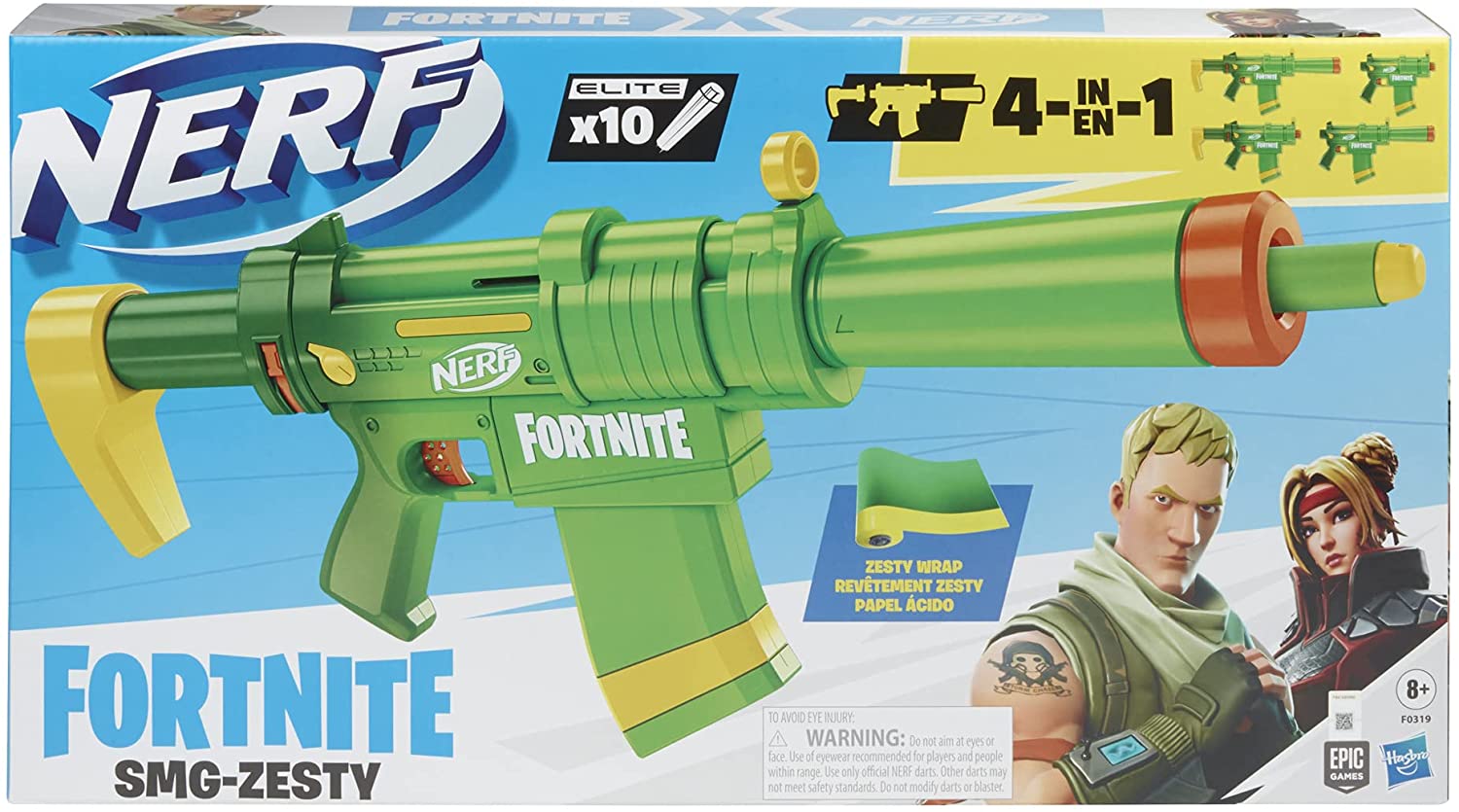 Buy Nerf Fortnite SMG Zesty Blaster | Yallatoys.com