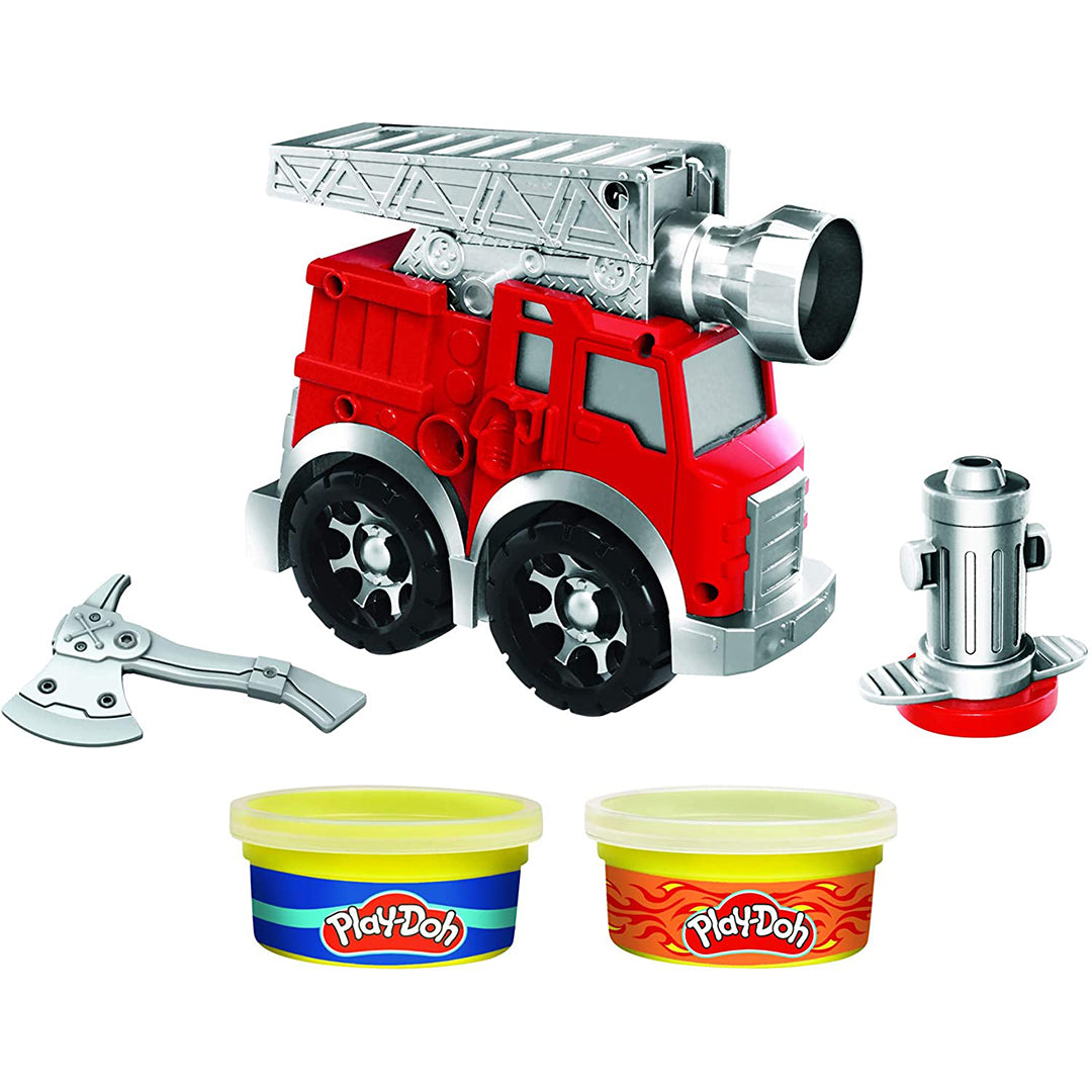 Buy Play Doh Wheels Fire Truck Play Set with Non-Toxic Modeling Cans | Yallatoys.com