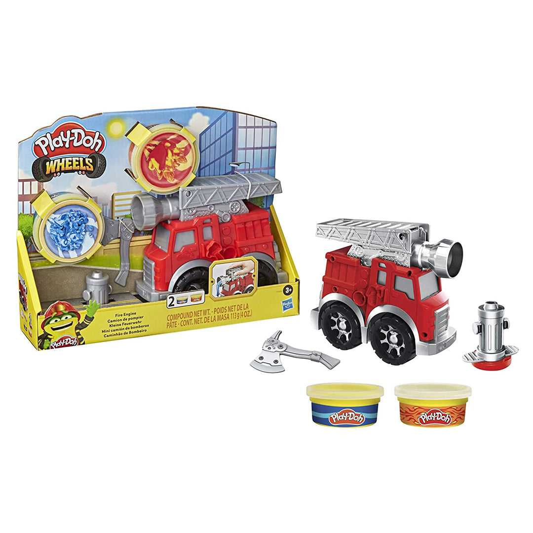 Buy Play Doh Wheels Fire Truck Play Set with Non-Toxic Modeling Cans | Yallatoys.com